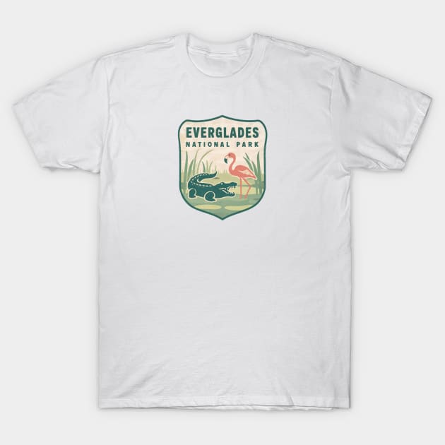 Everglades National Park Vintage Emblem T-Shirt by Perspektiva